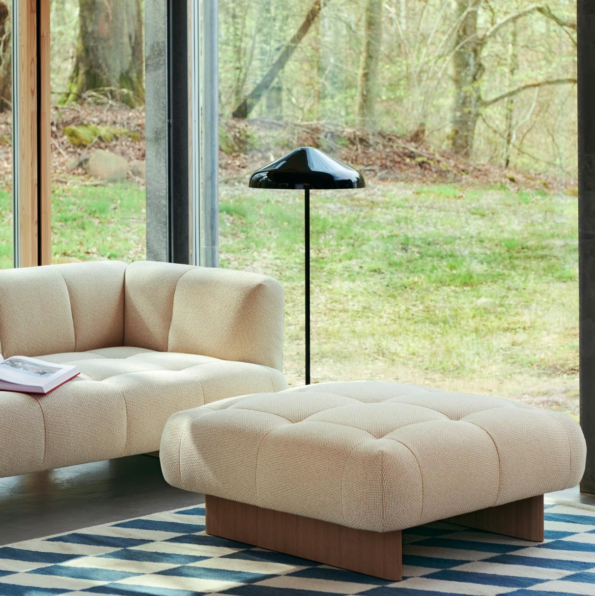 Quilton Lift 2-seater sofa Tartaglia 857 HAY