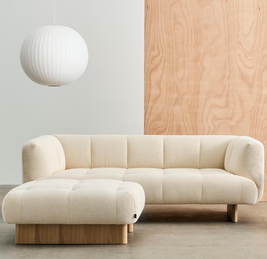 Quilton Lift 2-seater sofa Tartaglia 857 HAY