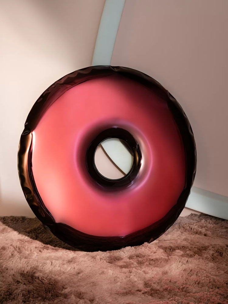 Rondo-Spiegel 95 cm Red Rubin Zieta