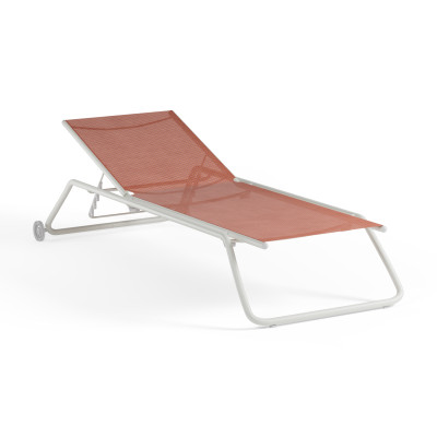 LEŻAK PLAŻOWY SNOOZE RÓŻOWY EMU