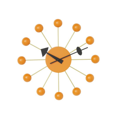 Zegar ścienny Ball Clock pomarańczowy Vitra