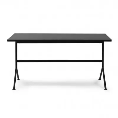 Biurko Kip czarna podstawa ciemnobrązowe Normann Copenhagen