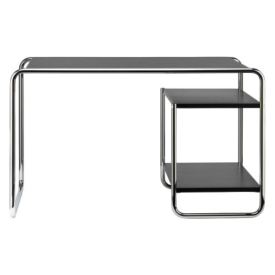 Biurko S 285/2 Z Półkami Czarne Thonet