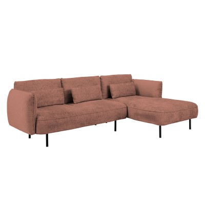 Sofa Cortona Z Szezlongiem 276X160 Cm Caramel Flexlux