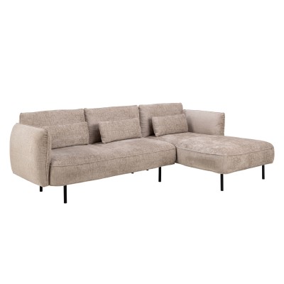 Sofa Cortona Z Szezlongiem 276X160 Cm Mushroom Flexlux