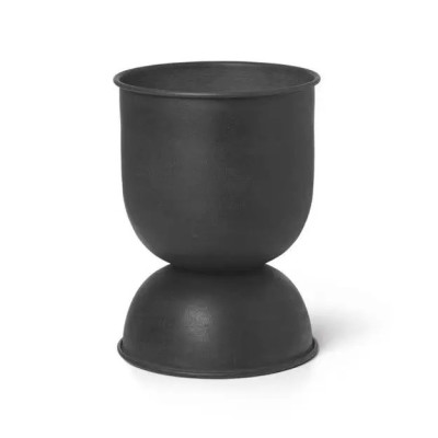 Donica ogrodowa Hourglass extra small czarna Ferm Living