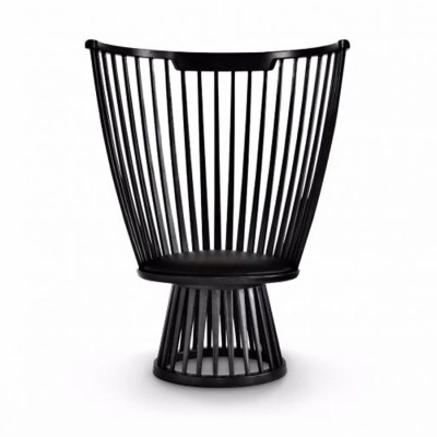 Fotel Fan czarny Tom Dixon