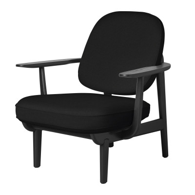 Fotel Fred Christianshavn 1175 - czarny jesion Fritz Hansen