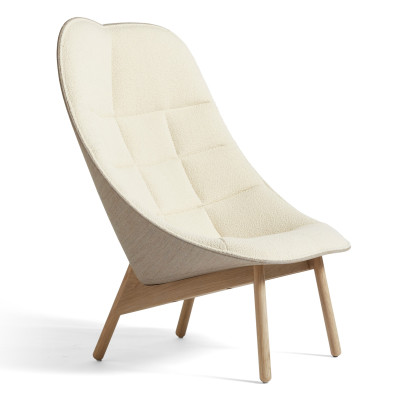 Fotel Uchiwa Quilted - Flamiber Cream HAY