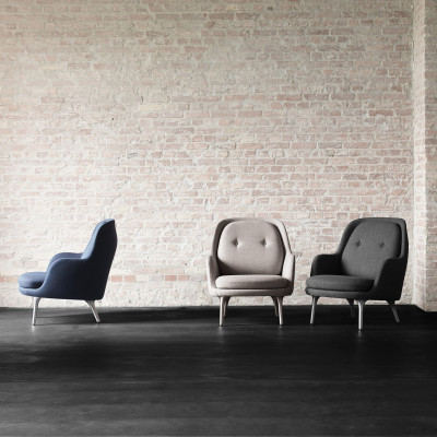 Fotel Fri JH4 Loop Gris Fritz Hansen