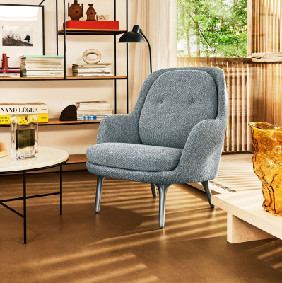 Fotel Fri JH4 Safire light blue Fritz Hansen