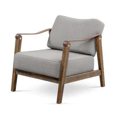 Fotel Philip Szary Nordic Line