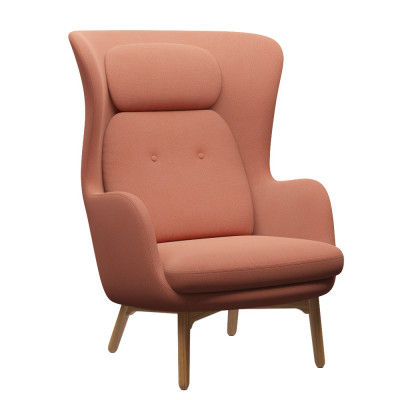 Fotel RO JH2 tkanina Capture Burnt Orange Fritz Hansen