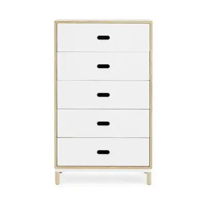 KOMODA KABINO BIAŁA 5 SZUFLAD NORMANN COPENHAGEN