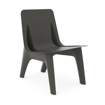 KRZESŁO J-CHAIR LOUNGE ALU UMBRA GREY ZIETA