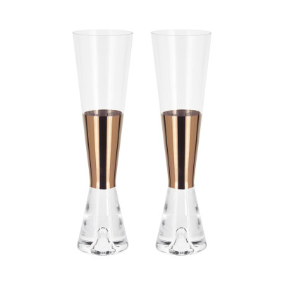 Kieliszek do szampana Tank miedziany 2 szt. Tom Dixon