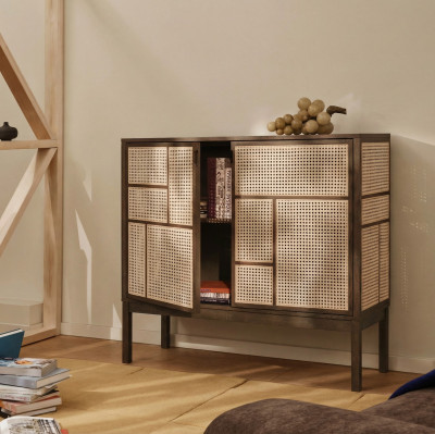 Komoda Air with legs ciemny dąb Design House Stockholm