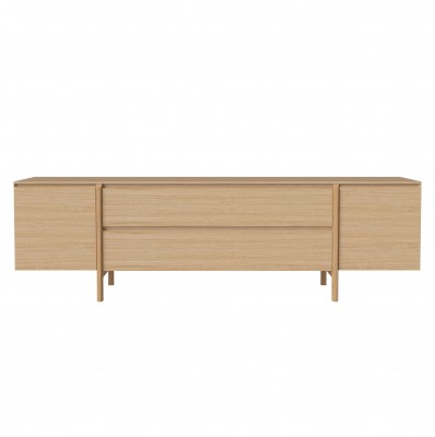 Daia chest of drawers 240 cm with drawers, oiled oak Bolia