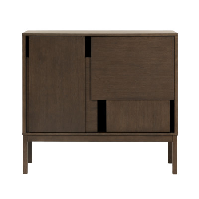 Komoda Layer With Legs ciemny dąb Design House Stockholm