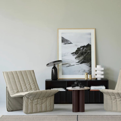 Komoda Rib Low hybrid czarna Normann Copenhagen