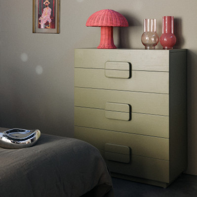Komoda Spacious z szufladami zielona HKliving