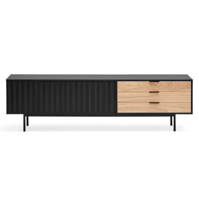 Komoda tv Sierra 180 cm czarna Teulat