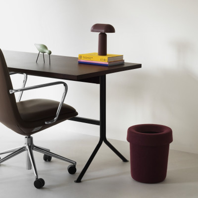 Kosz biurowy Hide burgundowy Normann Copenhagen