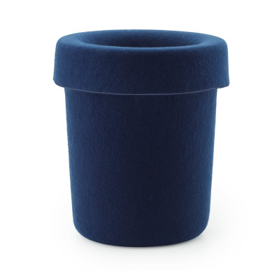 Kosz biurowy Hide ciemnoniebieski Normann Copenhagen