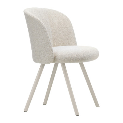 Krzesło Mikado side chair aluminium kredowe - Nubia Ivory Pearl Vitra