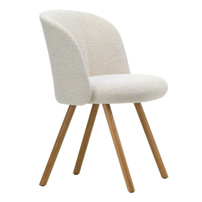 Krzesło Mikado side chair naturalny dąb - Nubia Ivory Pearl Vitra
