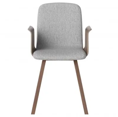 Krzesło Palm orzech London, Light Grey Bolia
