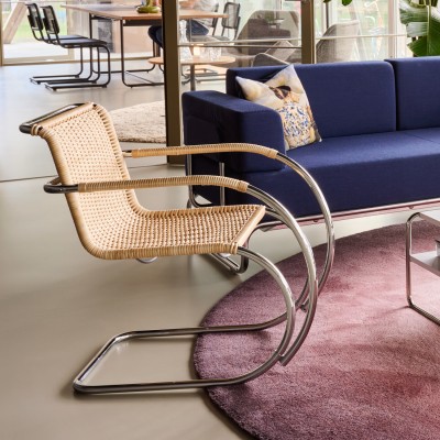 Krzesło S 533 RF Wyplatane Z Podłokietnikami Thonet