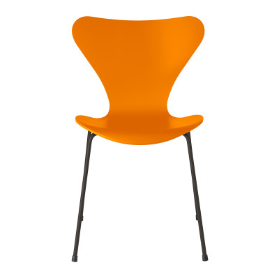 Krzesło Series 7 Fornir Lakierowany Ciemnożółty Fritz Hansen