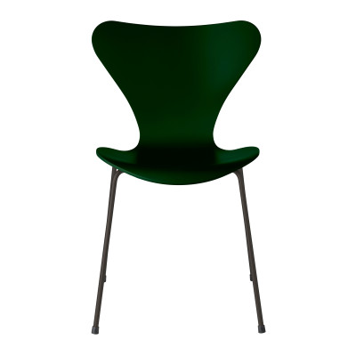 Krzesło Series 7 Fornir Lakierowany Leśna Zieleń Fritz Hansen