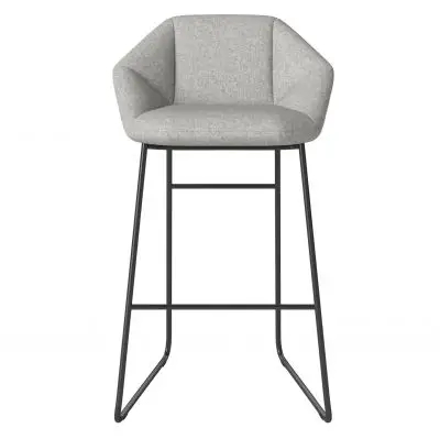 Krzesło barowe Kimono Qual Light Grey Bolia