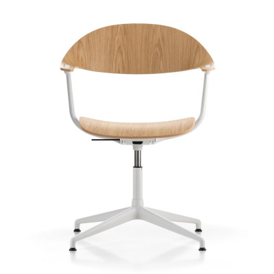 Krzesło biurowe Mynt Plywood - jasnoszare Vitra