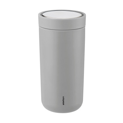 Kubek termiczny To Go Click 400 ml jasnoszary Stelton