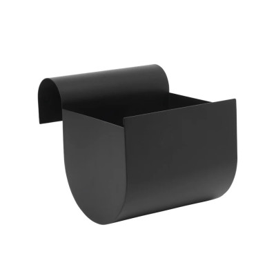 Kwietnik balkonowy Uma 20 cm czarny Ferm Living