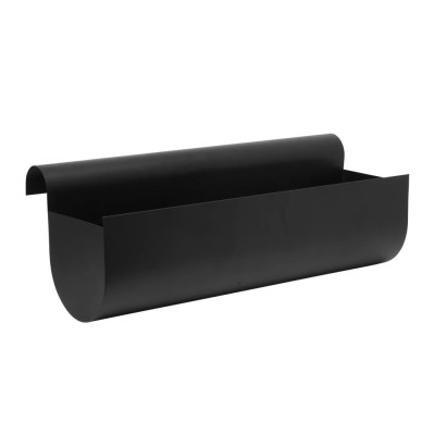 Kwietnik balkonowy Uma 60 cm czarny Ferm Living