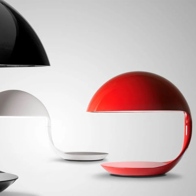 Lampa stołowa Cobra czerwona Martinelli Luce