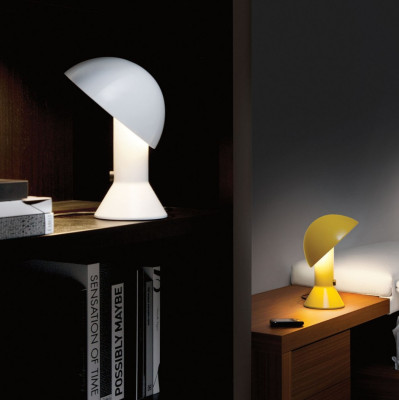 Lampa stołowa Elmetto biała Martinelli Luce