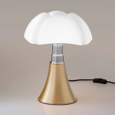 Lampa stołowa Pipistrello Mini mosiężna Martinelli Luce