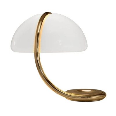 Lampa stołowa Serpente złota Martinelli Luce