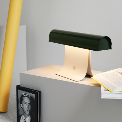 Lampa Stołowa Archive 50 Cm Zielono Szara Northern
