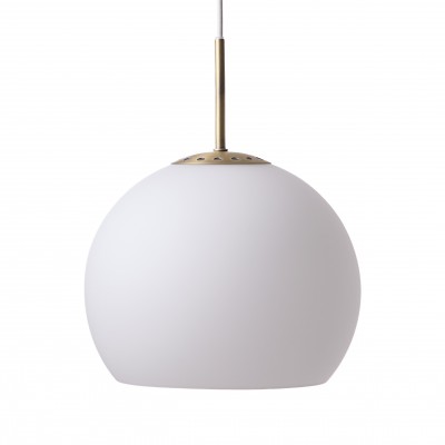 Lampa Wisząca Ball Glass 25 Cm Biała Frandsen