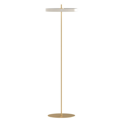 Lampa podłogowa Asteria perłowa biel Umage