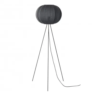 Lampa podogowa Knit-Wit 45 cm czarna Made By Hand