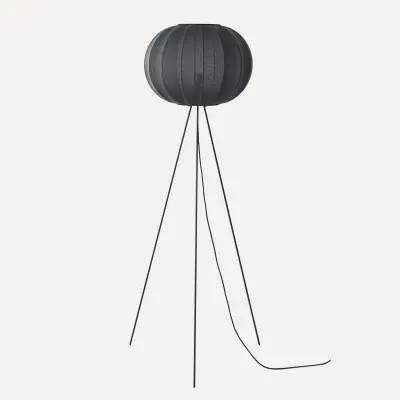 Lampa podłogowa Knit-Wit 45 cm czarna Made By Hand