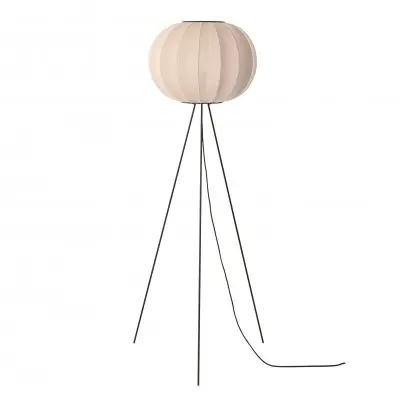 Lampa podłogowa Knit-Wit 45 cm piaskowa Made By Hand