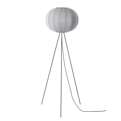 Lampa podogowa Knit-Wit 45 cm srebrna Made By Hand